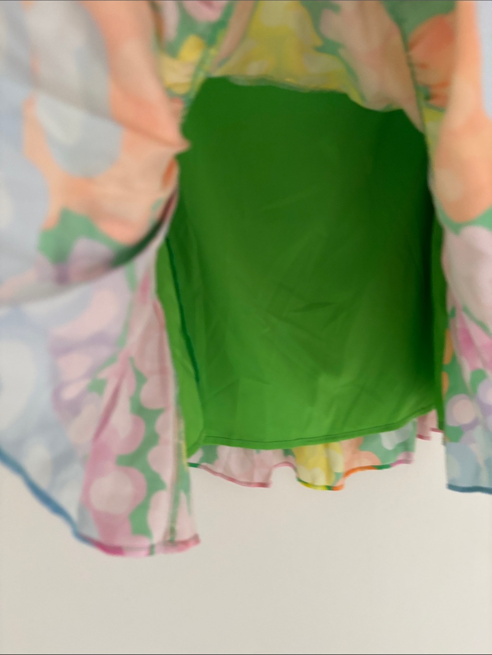 Emily McCarthy Colorful Abstract Ruffle Mini Skirt - Multicolor - Picture 4 of 4
